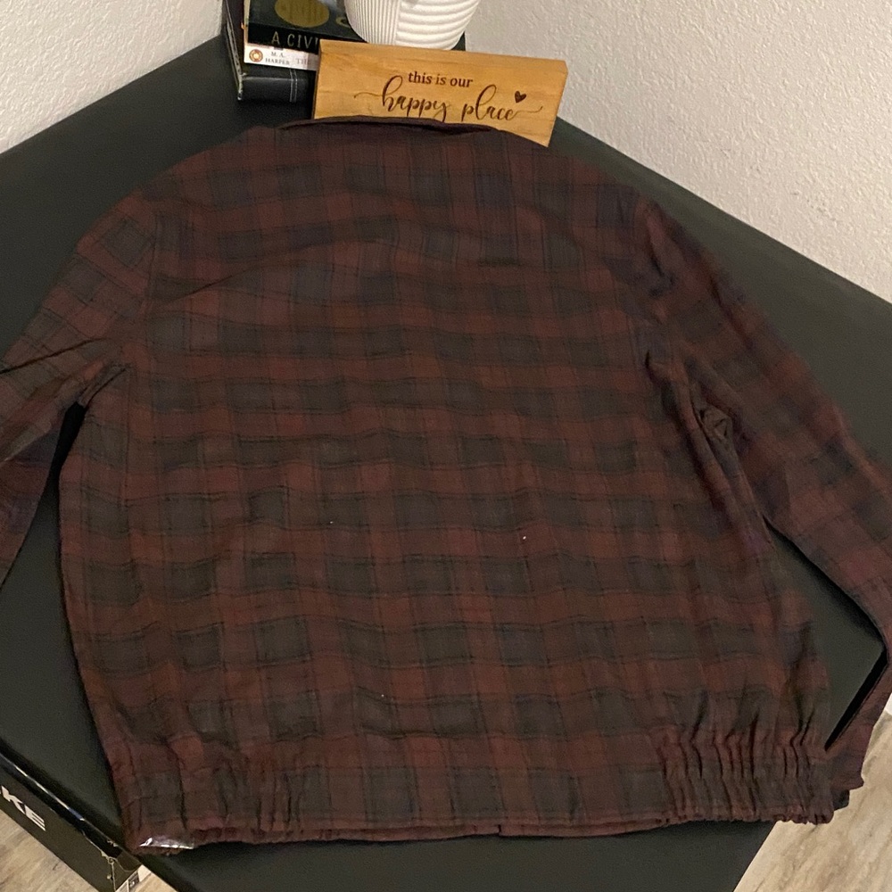 Asos Plaid Button-Up Jacket - Picture 4 of 6